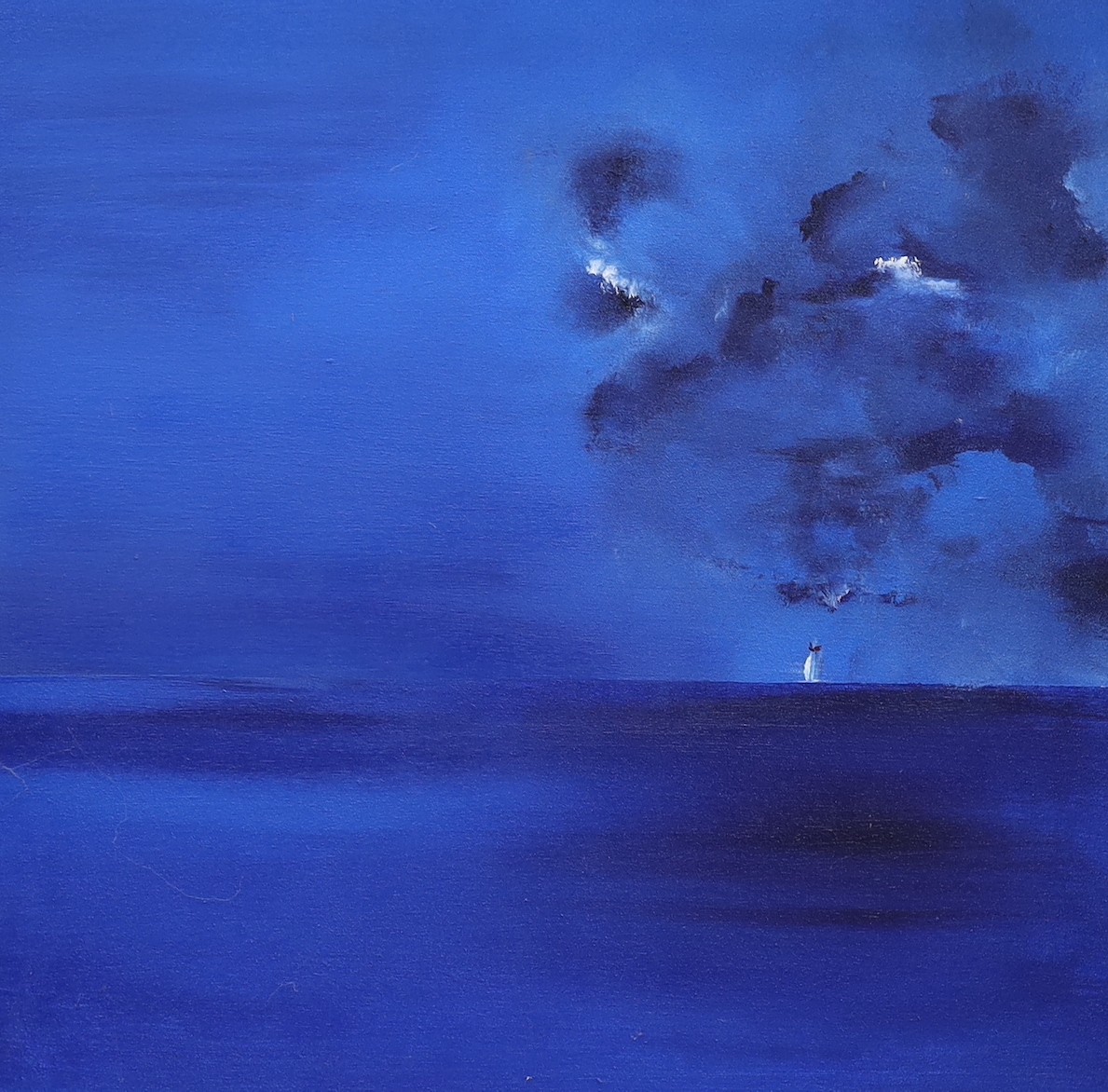 James Maconochie (1965-), oil on canvas, 'Wind Star II', signed and titled verso, 64 x 64cm